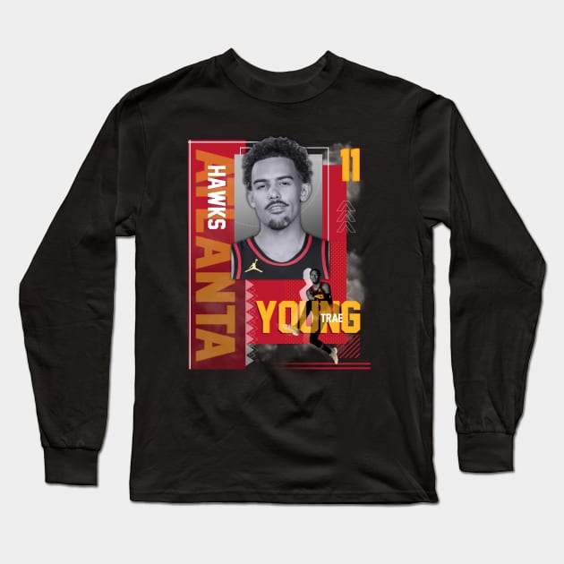 Atlanta Hawks Trae Young 11 Long Sleeve T-Shirt by today.i.am.sad